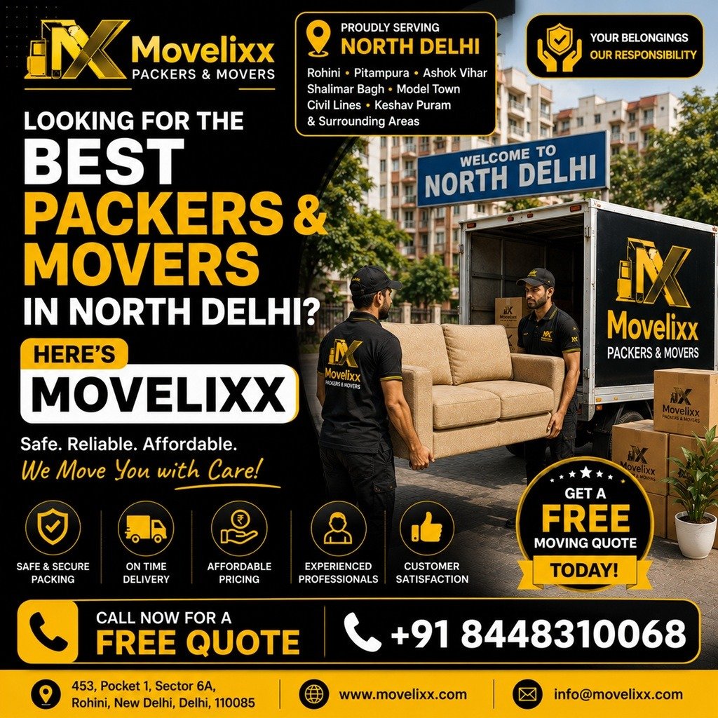packers and movers in north delhi, Delhi