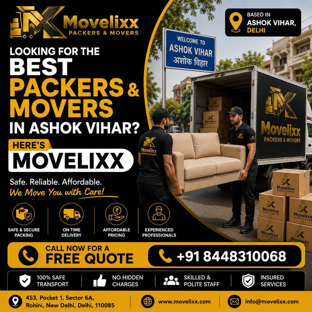 packers and movers in ashok-vihar, Delhi